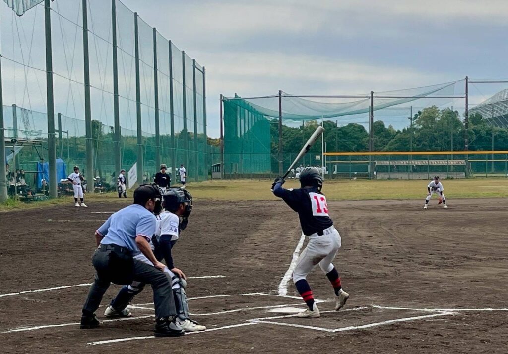 「東京調布ロータリー杯リトルシニア西東京連盟（中学硬式野球）1年生大会」の様子
