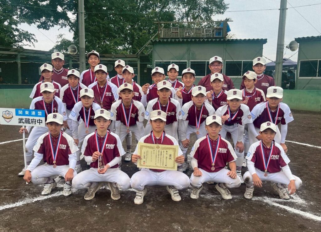 「東京調布ロータリー杯リトルシニア西東京連盟（中学硬式野球）1年生大会」の様子