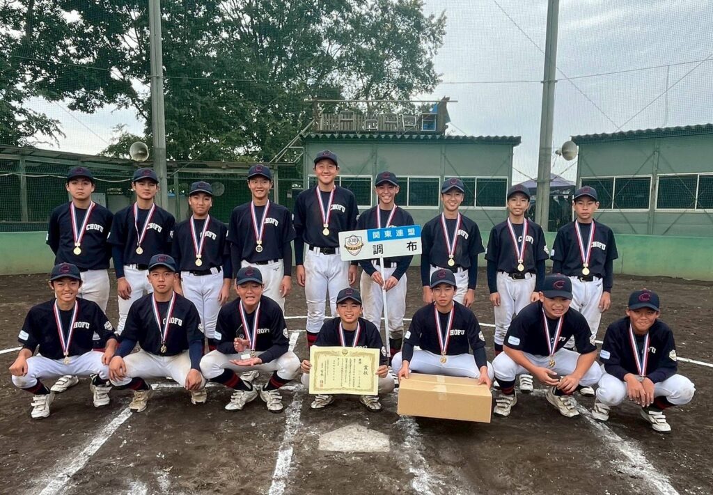 「東京調布ロータリー杯リトルシニア西東京連盟（中学硬式野球）1年生大会」の様子